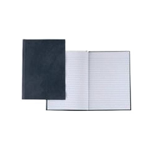 Q-CONNECT DARK BLUE FEINT RULED CASEBOUND NOTEBOOK 192 PAGES