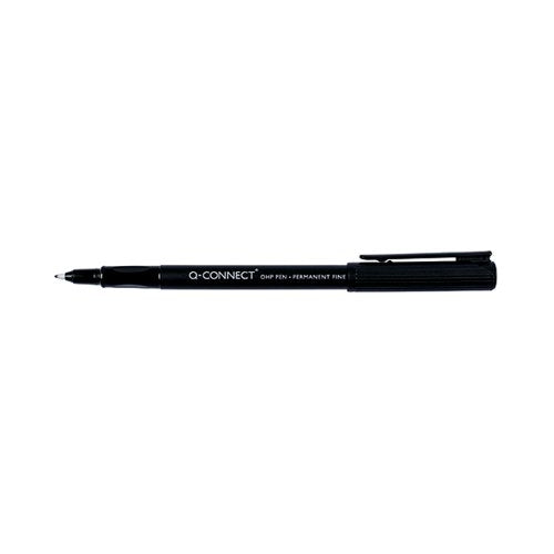 Q-CONNECT OHP PEN PERMANENT FINE BLACK (PACK OF 10) KF01068