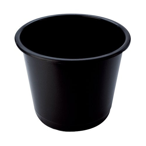 Q-CONNECT WASTE BIN 14 LITRE BLACK CP025KFBLK