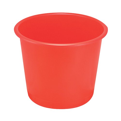 Q-CONNECT WASTE BIN 15 LITRE RED CP025KFRED