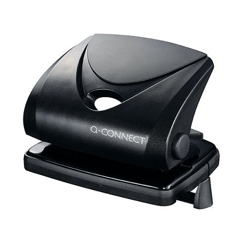 Q-CONNECT MEDIUM DUTY HOLE PUNCH BLACK 87