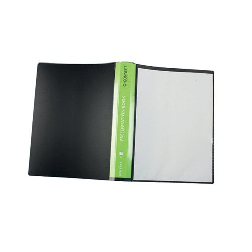 Q-CONNECT PRESENTATION DISPLAY BOOK 40 POCKET A4 BLACK KF01267
