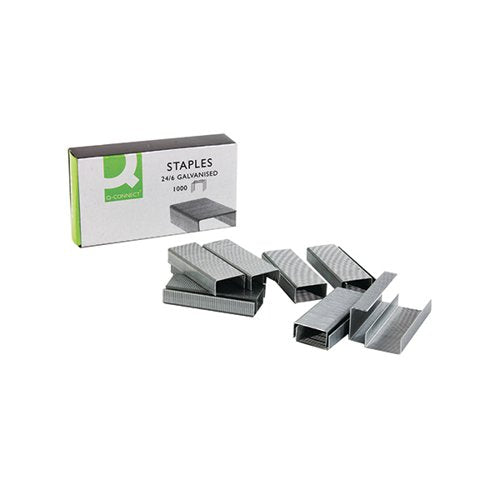 Q-CONNECT 24/6 METAL PRECISION ENGINEERED STAPLES (1000 PACK) KF01278