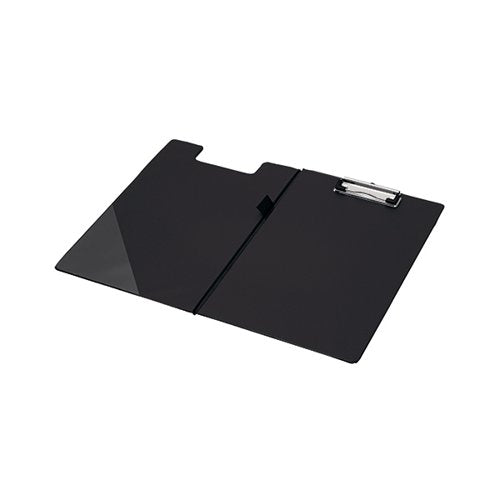 Q-CONNECT PVC FOLDOVER CLIPBOARD FOOLSCAP BLACK KF01300