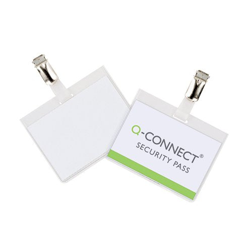 Q-CONNECT SECURITY BADGE 60X90MM (PACK OF 25) KF01562