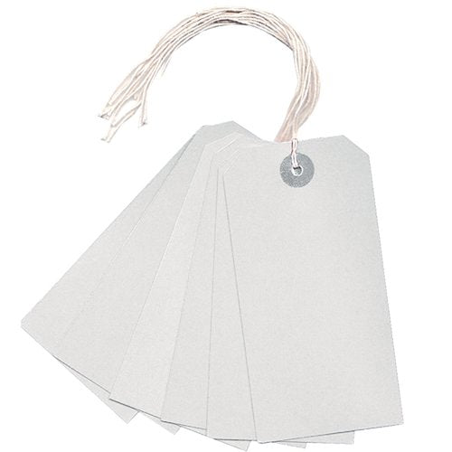 STRUNG TAG 120X60MM WHITE (1000 PACK) KF01623