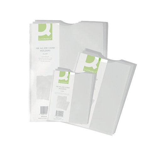 Q-CONNECT CARD HOLDER POLYPROPYLENE A5 (PACK OF 100) KF01948