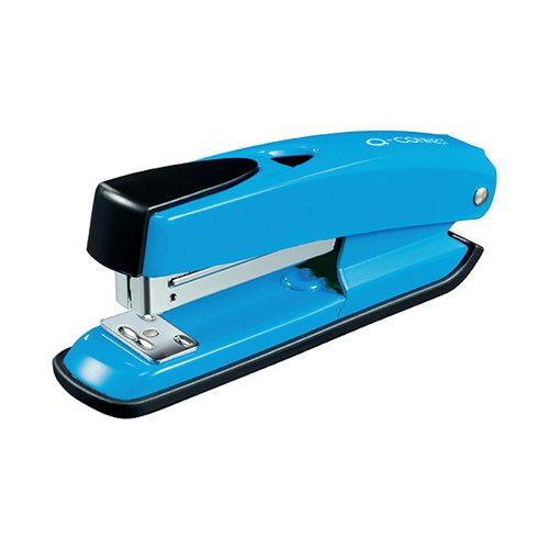Q-CONNECT HALF STRIP METAL STAPLER BLUE (STAPLES UP TO 20 SHEETS OF 80GSM PAPER) KF02149