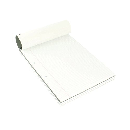 Q-CONNECT NARROW RULED MARGIN HEADBOUND REFILL PAD 160 PAGES