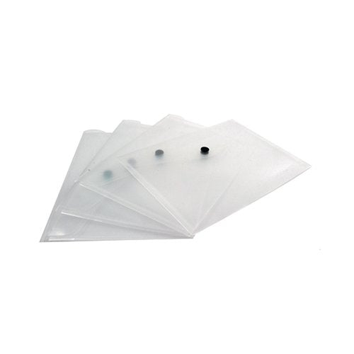 Q-CONNECT POLYPROPYLENE DOCUMENT FOLDER A5 CLEAR (PACK OF 12) KF02470