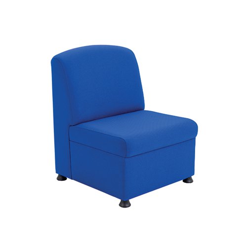 ARISTA MODULAR RECEPTION CHAIR 610X670X830MM BLUE KF03489