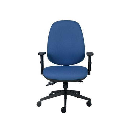 CAPPELA RISE HIGH BACK POSTURE CHAIR 652X545X820MM BLUE KF03