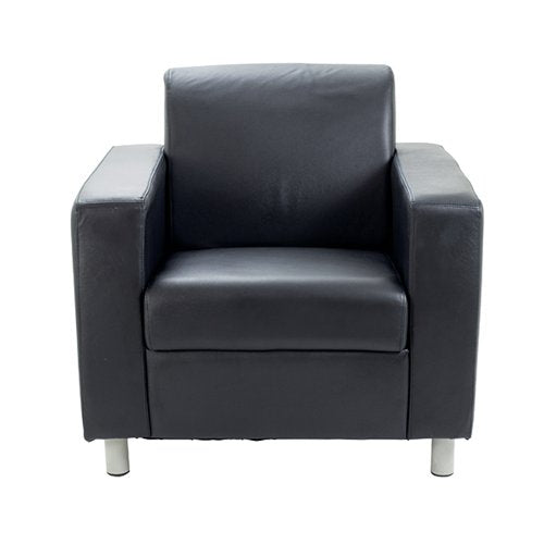 AVIOR EXECUTIVE RECEPTION ARMCHAIR 850X790X810MM LEATHER FAC