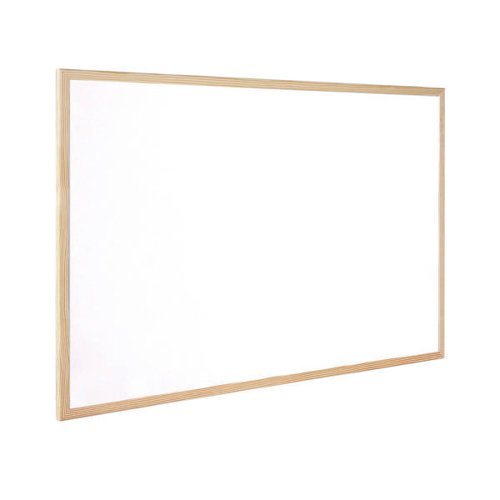 Q-CONNECT WOODEN FRAME WHITEBOARD 600X400MM KF03570