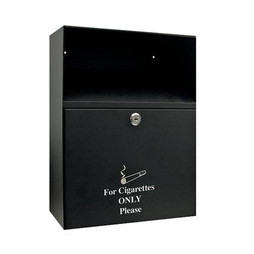 Q-CONNECT ASH BIN BLACK 7 LITRE KF04386