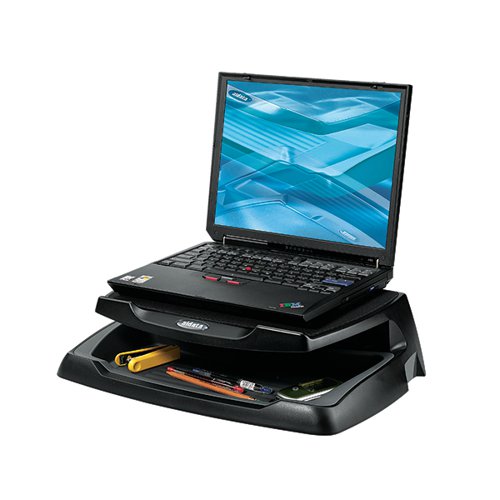 Q-CONNECT LAPTOP AND LCD MONITOR STAND BLACK KF04553