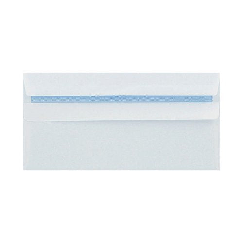Q-CONNECT DL ENVELOPE WALLET SELF SEAL 80GSM WHITE (250 PACK
