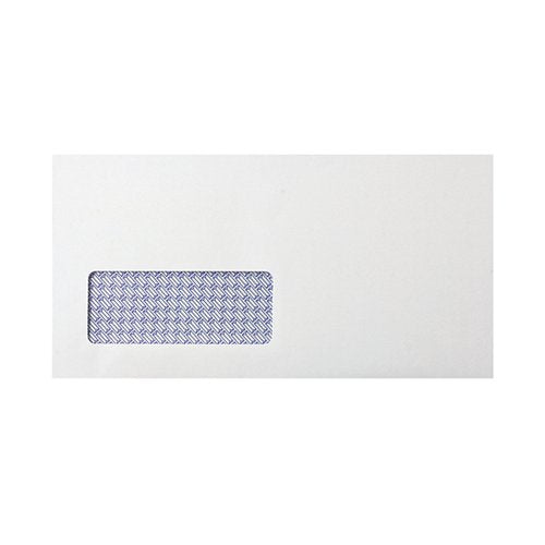 Q-CONNECT DL ENVELOPE WINDOW SELF SEAL 80GSM WHITE (250 PACK