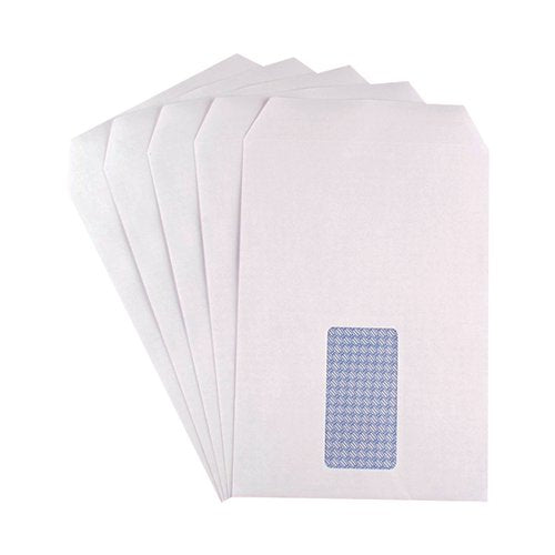 Q-CONNECT C5 ENVELOPE WINDOW SELF SEAL 90GSM WHITE (150 PACK