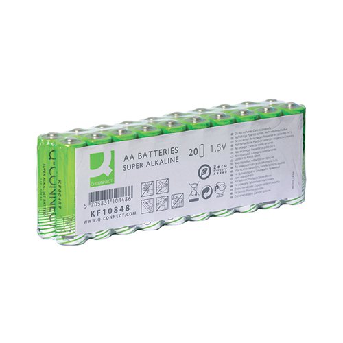 Q-CONNECT AA BATTERY ECONOMY PACK (20 PACK) KF10848