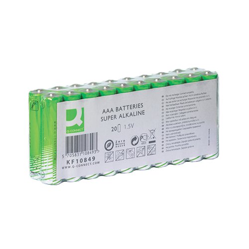 Q-CONNECT AAA BATTERY ECONOMY (PACK OF 20) KF10849