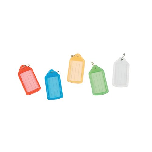 Q-CONNECT SLIDING KEY FOB ASSORTED (PACK OF 40) KF10878
