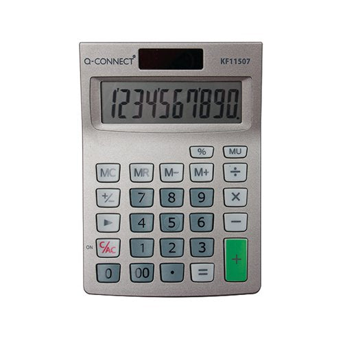 Q-CONNECT SEMI-DESKTOP 10-DIGIT CALCULATOR KF11507