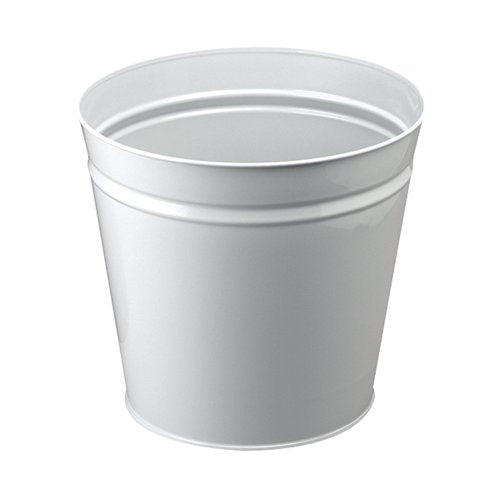 Q-CONNECT METAL WASTE BIN 15 LITRE GREY KF12011