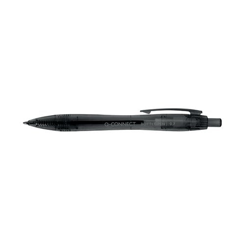 Q-CONNECT BALLPOINT PEN 0.7MM RECYCLED BLACK (PACK OF 10) KF15002