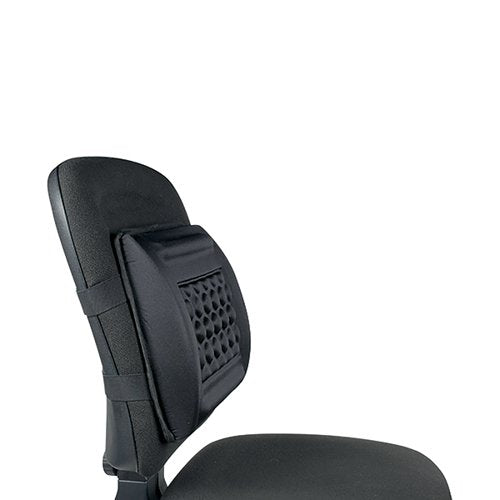 Q-CONNECT MEMORY FOAM BACK SUPPORT BLACK KF15412
