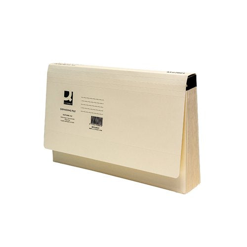 Q-CONNECT EXPANDING FILE FOOLSCAP A-Z MANILLA KF22001
