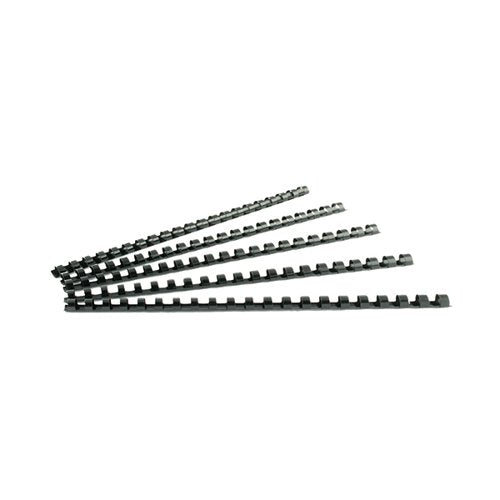 Q-CONNECT BLACK 12MM BINDING COMBS (PACK OF 100) KF24022