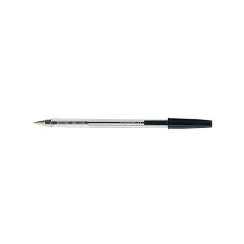 Q-CONNECT BALLPOINT PEN MEDIUM BLACK (PACK OF 50) KF26040
