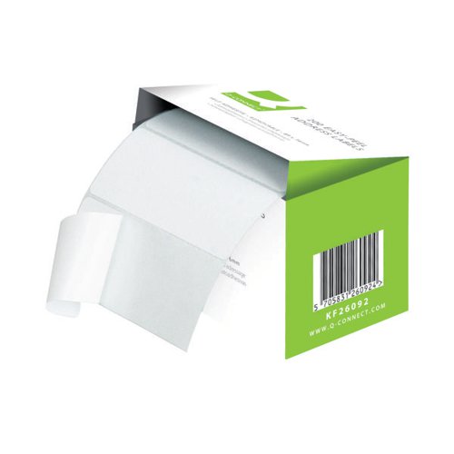 Q-CONNECT ADDRESS LABEL ROLL REPOSITIONABLE SELF ADHESIVE 89