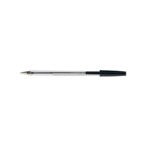 Q-CONNECT BALLPOINT PEN MEDIUM BLACK (PACK OF 20) KF34042