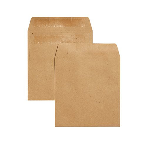 Q-CONNECT ENVELOPE WAGE 108X108MM PLAIN SELF SEAL 90GSM MANI