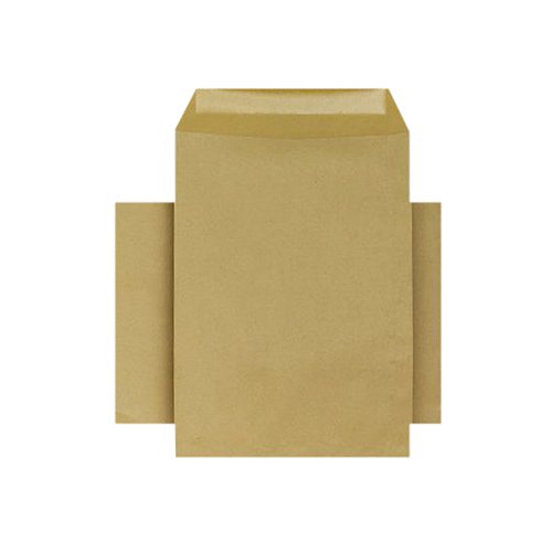 Q-CONNECT C4 ENVELOPES POCKET GUMMED 80GSM MANILLA (PACK OF