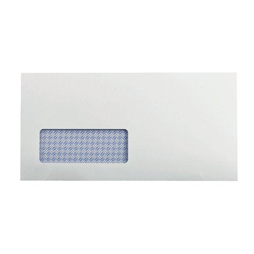 Q-CONNECT DL ENVELOPES WINDOW RECYCLED SELF SEAL 100GSM WHIT