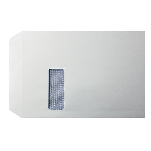 Q-CONNECT C4 ENVELOPES WINDOW SELF SEAL 100GSM WHITE (250 PA