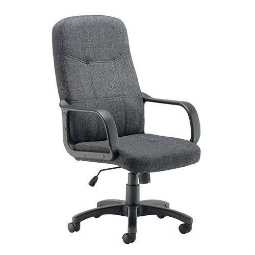 ARISTA FRANCA HIGH BACK EXECUTIVE CHAIR 700X660X1180MM CHARC