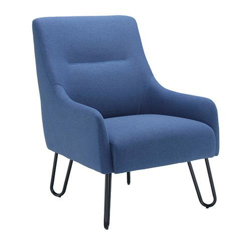 JEMINI DAVEEN RECEPTION WIRE FRAME ARMCHAIR 650X800X860MM NA