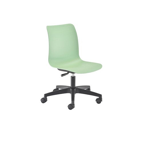 JEMINI FLEXI SWIVEL CHAIR 630X530X825-935MM GREEN KF70041