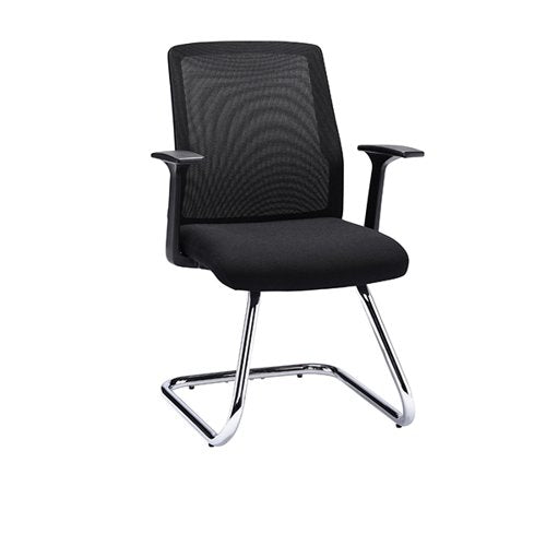 JEMINI DENALI VISITOR CHAIR 600X580X890MM BLACK KF70061