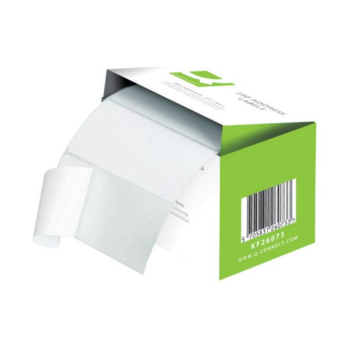 Q-CONNECT ADDRESS LABEL ROLL SELF ADHESIVE 102X49MM WHITE (P