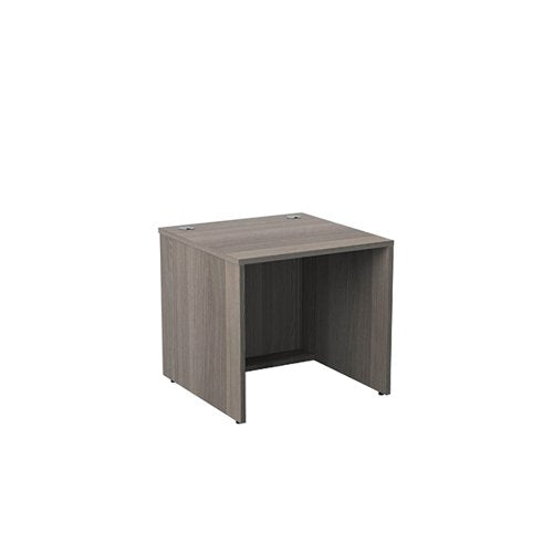 JEMINI RECEPTION MODULAR STRAIGHT DESK UNIT 800X800X740MM GR