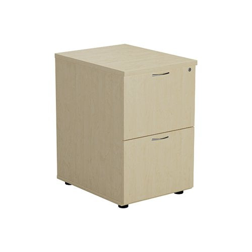 JEMINI 2 DRAWER FILING CABINET 464X600X710MM MAPLE KF71957