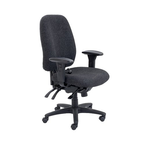 AVIOR TAPTON HEAVY DUTY CHAIR 680X680X1000-1160MMS CHARCOAL