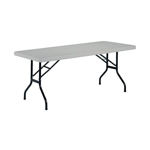 JEMINI RECTANGULAR FOLDING TABLE 1210X600X740MM WHITE KF7232
