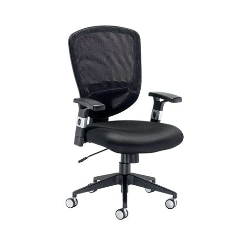 ARISTA TERN HIGH BACK CHAIR 635X555X1025-1100MM BLACK KF7390