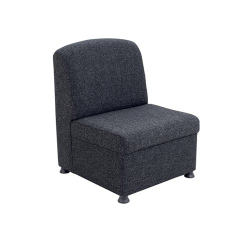 ARISTA MODULAR RECEPTION CHAIR 610X670X830MM CHARCOAL KF7420